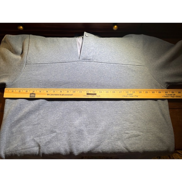 Orvis Signature Collection Fleece 1/4 Zip Pullover Sweater Mens Size L Blue - Picture 10 of 10